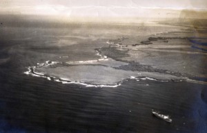 Aerial view of historic Port Allen Field