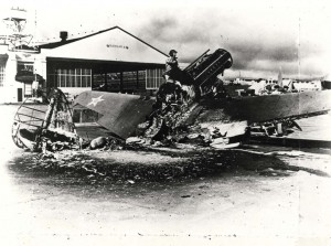Wheeler Field photo of the attacks on December 7, 1941