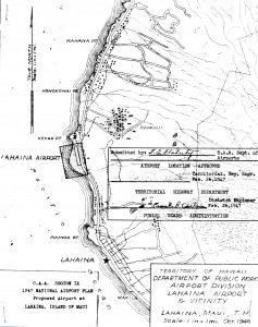 1947 National Airport Plan for Lahaina Airport