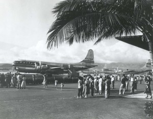 1950s photo of an United Air Lines aircraft