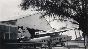 Inter-Island Airways plane at John Rodgers Airport, 1937-1940.