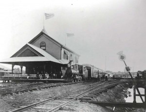 Oahu Railroad Station, 1890.    