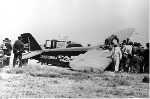 Major Livingston J. Irving took off in the Pabco Pacific Flyer, got 10 feet off the ground and crashed. Repairs were made and a second attempt also ended in a crash.  