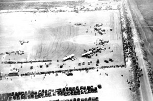 The start of the Dole Derby at Oakland Airport on August 16, 1927.  