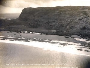 Kaali Bay Landing Field, Niihau, July 10, 1924.  