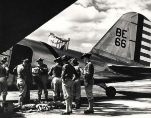 Loading aircraft at Hickam Field, c1938.  