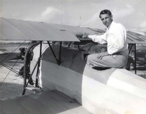Sgt. Truman P. Taylor, U.S. Air Corps built one of American's smallest planes in the basement of his home in Honolulu. It has a 20 ft wing span, flies 70 mph and climbs 3,000 ft. 