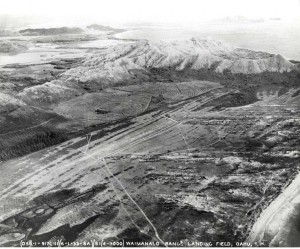 Waimanalo Ranch Landing Field, Oahu, June 1, 1933.
