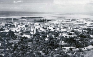 Honolulu Harbor, 1930.  