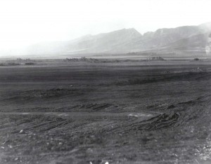 Construction work on Wheeler Field began in 1930.   