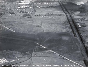 Wheeler Field, Oahu, construction work, October 17, 1930.   