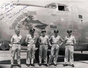B-24 modified for cargo, Hickam Field, 1940s.