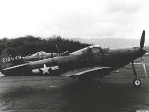 Bell P-39 Airacobra "Tarawa Boom Deay" at Hickam, 1940s.   