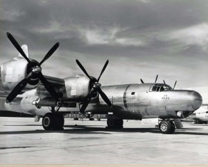 Convair B-32 Dominator stationed at Hickam Field, 1940s.