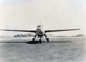 Douglas XB-42 Mixmaster stationed at Hickam Field, 1940s.
