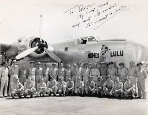 Flight crew at Hickam Field during World War II. 