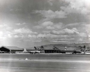 New Airport Transport Command Terminal constructed at Hickam Field at a cost of $152,095 in 1945.   