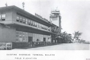Overseas terminal building, Honolulu Airport, 1948. 