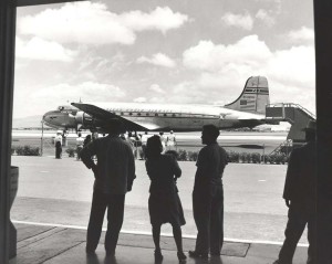 Pan American Airways Clipper Racer, Honolulu Airport.