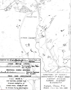 CAA Region IX 1947 National Airport Plan, Proposed Adaptation of Kipapa Field to private flying requirements, February 26, 1947. 