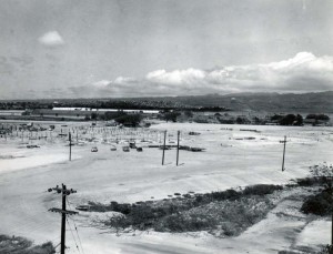 Construction of new terminal on North Ramp, Honolulu International Airport, March 1, 1959. 