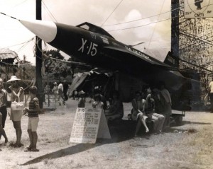 X-15 at Hickam Air Force Base, Hawaii, 1960s.  