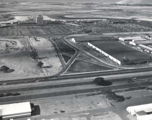 Construction of new Honolulu International Airport, 1962.