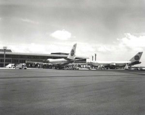Pan American Airways at Honolulu International Airport, 1966.