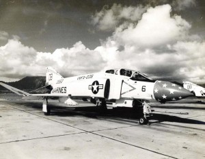 UMFA-235 F-4 Death Angels at Marine Corps Air Station Kaneohe Bay, Hawaii 1960s.