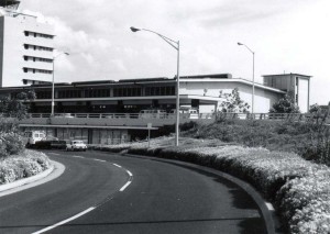 Honolulu International Airport Baggage Claim, Overseas Terminal, 1970s. 