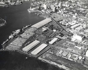 Honolulu Harbor Container Yard, 1973.
