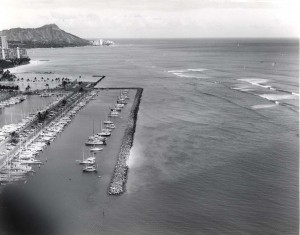 Ala Wai Boat Harbor, Honolulu, 1974.