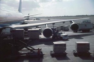 American Airlines at Honolulu International Airport, 1983.  