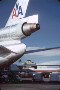 American Airlines at Honolulu International Airport, 1987.