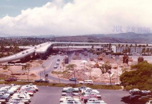 H-1 Freeway HNL Ramp Construction, June 28, 1980
