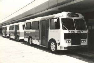 Wiki Wiki Bus, Honolulu International Airport, 1980s.
