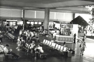 Terminal, Kahului Airport, Maui, 1980s.   