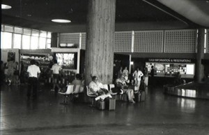 Kahului Airport, Maui, 1987.   