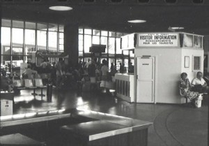 Terminal, Kahului Airport, Maui, 1981.   