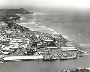Sand Island, Honolulu Harbor, 1980s.  