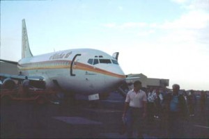 Aloha Airlines at Honolulu International Airport, 1990s. 