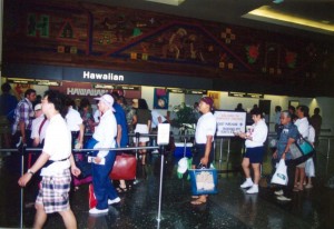 Ticket Lobby, Interisland Terminal, Honolulu International Airport, 1995.