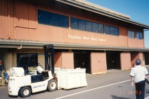 Kapalua West Maui Airport, Hawaii, November 16, 1993.  