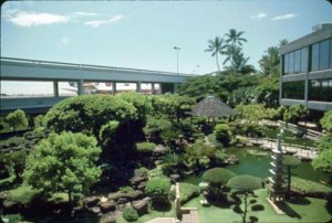 Japanese Garden, Honolulu International Airport, 1990s.