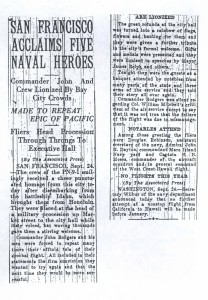 San Francisco Acclaims Five Naval Heroes, 9-25-1925