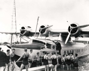 Historical photo of the Pan Am Clipper
