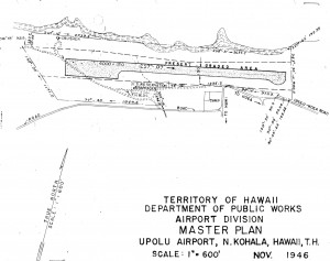 Master Plan of Upolu Airport drafted in 1946