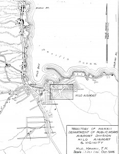 Master Plan of Hilo Airport drafted in 1946