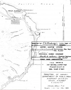 1947 National Airport Plan for Hana Airport