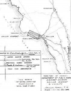 1947 National Airport Plan for Kailua Airport